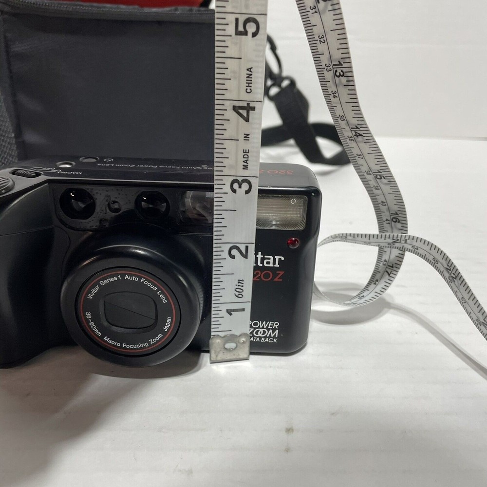 FILM CAMERA, Vivitar 320 Z, Auto Focus Lens Power Zoom 35mm With Case Vintage - Picture 7 of 8